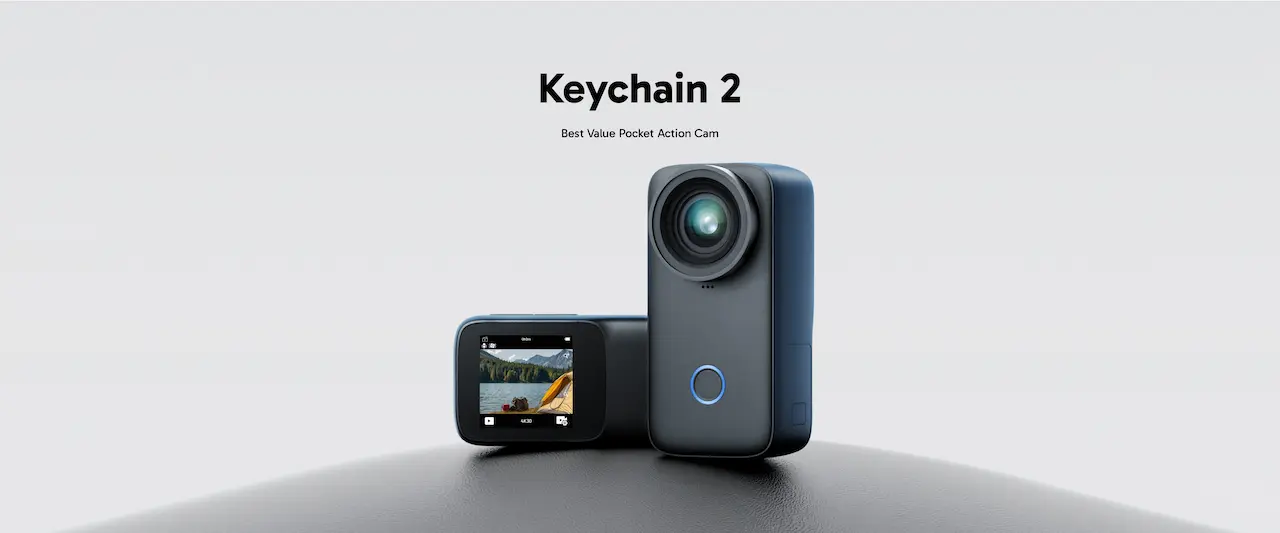 デジタルカメラ akaso keychain camera AKASO Launches Keychain 2: A Pocket-Sized 4K Action Camera
