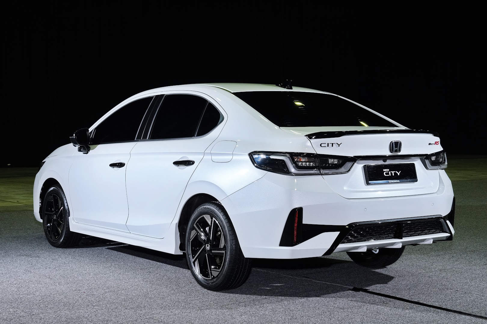 2026 Honda City e:HEV RS rear three-quarter view at its Malaysia launch