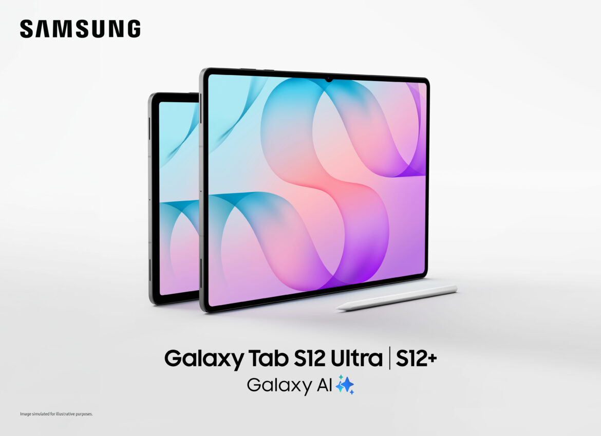 Samsung Galaxy Tab S12 Ultra and Galaxy Tab S12+ tablets with S Pen