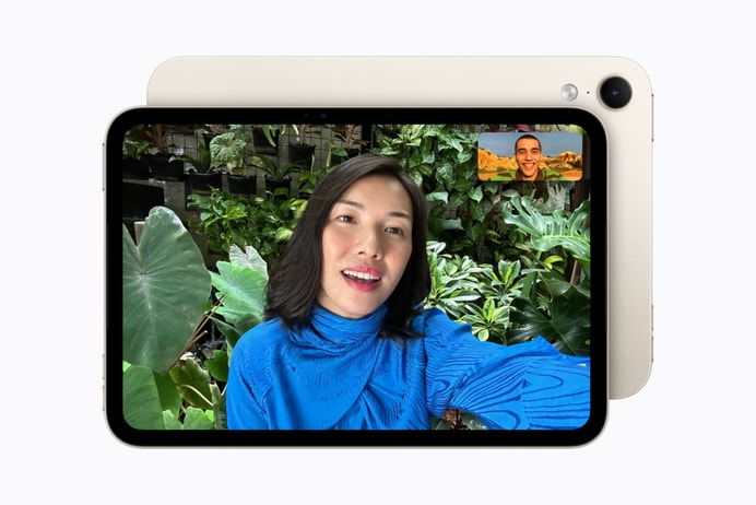Landscape 12-megapixel Center Stage camera on the 2026 iPad mini