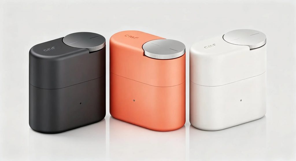 CMF Clip Pro open-ear earbuds and Smart Dial charging case