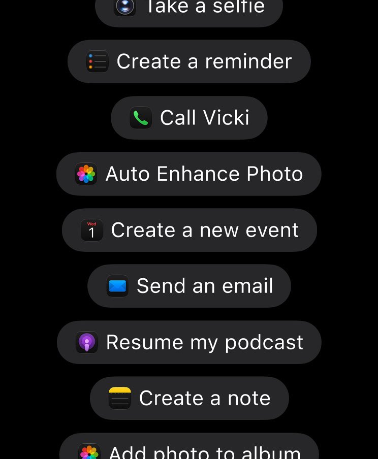 Siri app actions in iOS 27