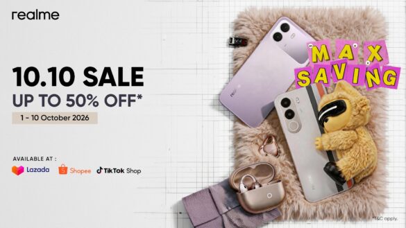 realme 10.10 Sale promotion with smartphones and accessories