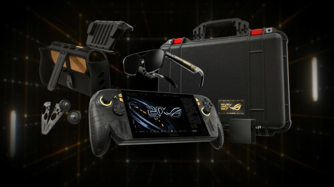 ROG Xbox Ally X20 Bundle with XREAL R1 Edition 20 glasses, dbrand Killswitch and Pelican case