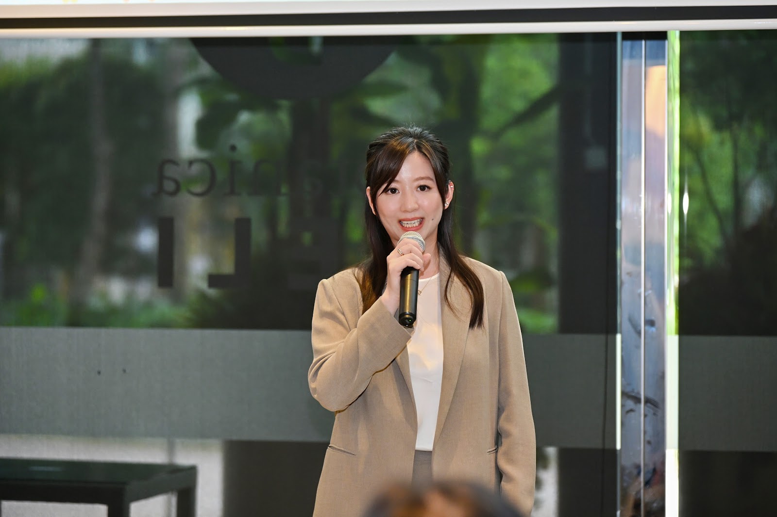 Joanne Weng, Synology Director of International Business Department, addressing the 2026 annual media event