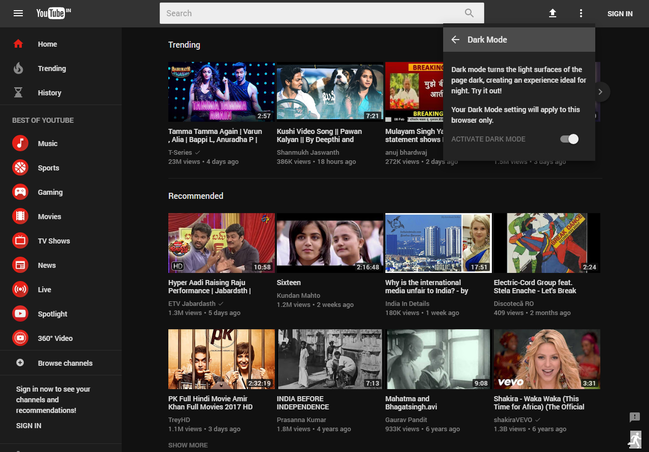 A Material Design-based Youtube may be available to the public soon ...